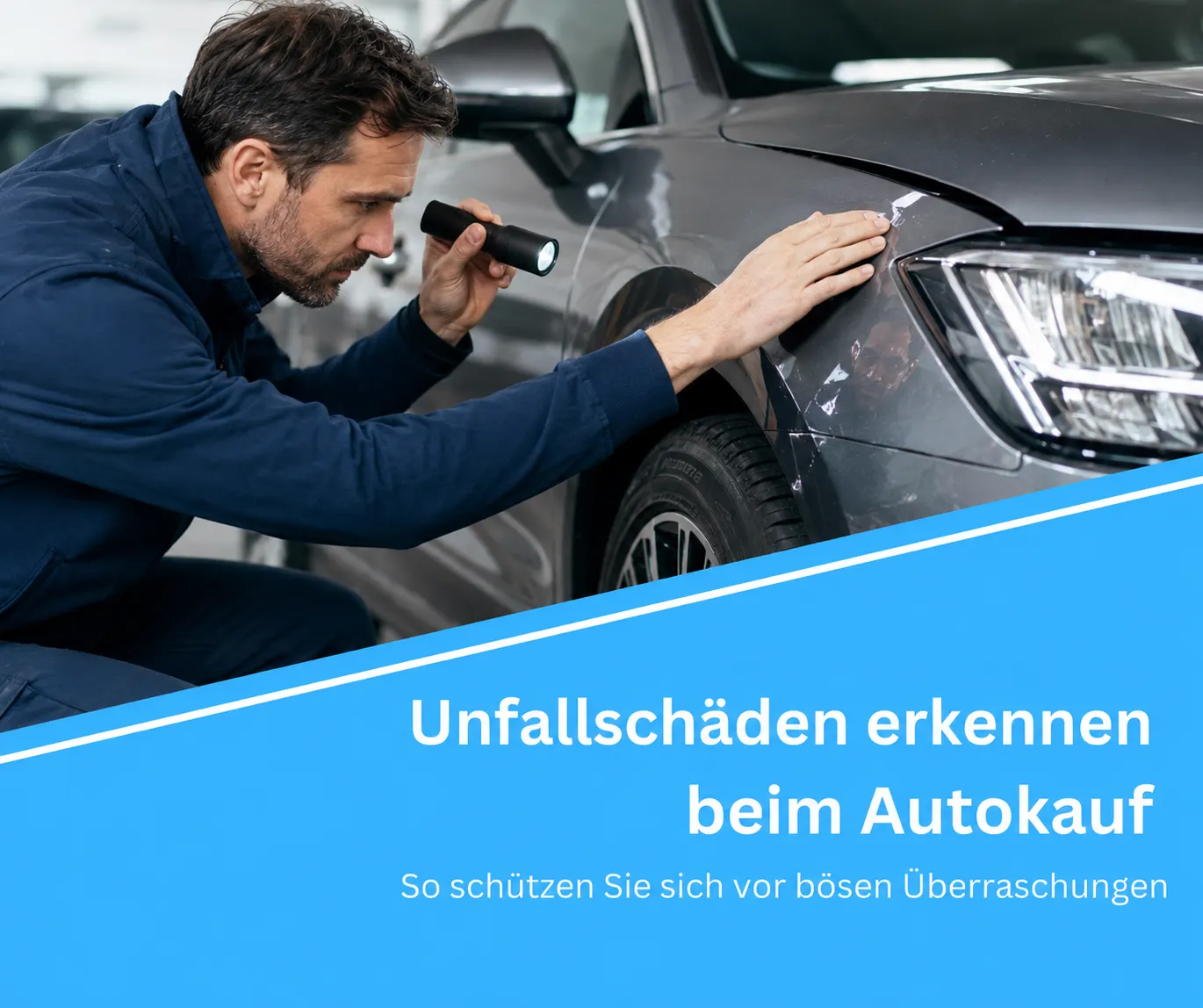 Unfallschäden erkennen beim Autokauf